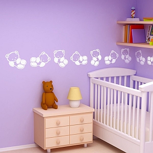 sticker frise chambre bébé