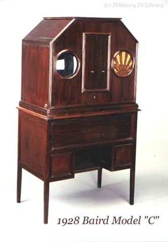 première télé: Baird Model C de 1928