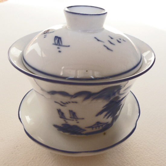 Zhong en porcelaine bleue